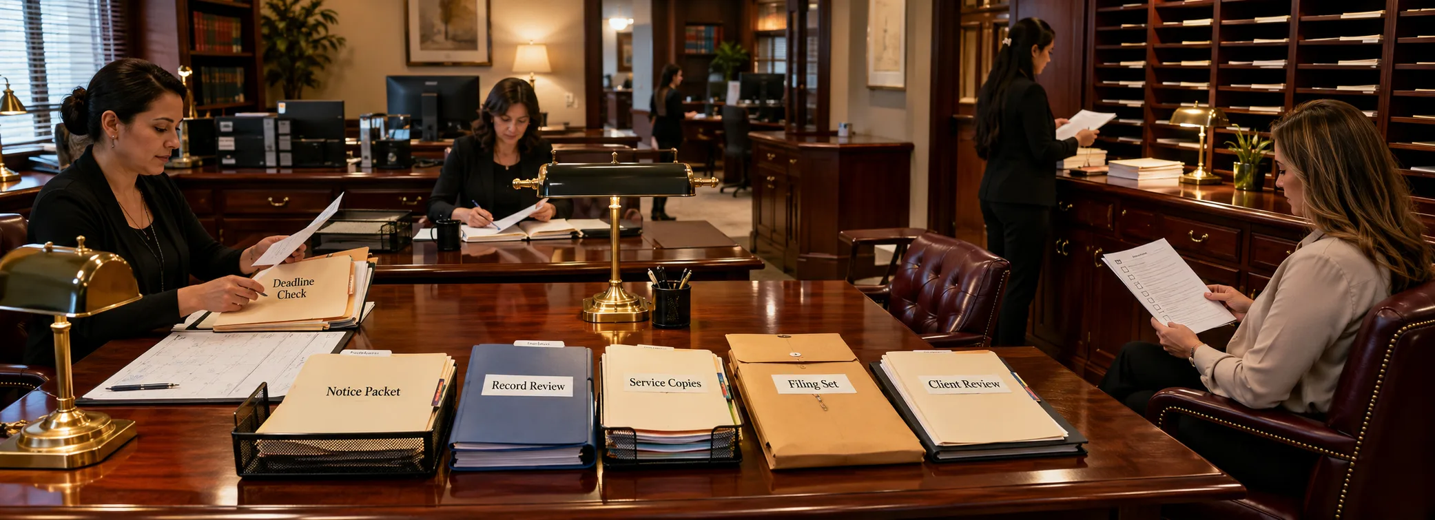 Appeal document preparation, court record packets, notice of appeal forms, and paralegal document support from Court Documents