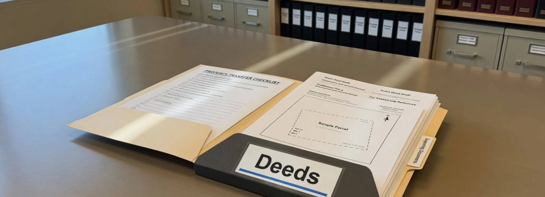 Deeds legal document preparation, court forms, filing packets, and paralegal document support from Court Documents