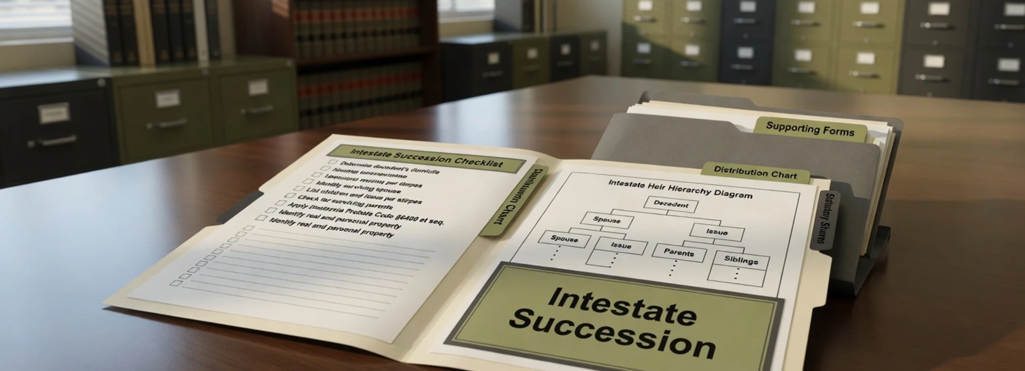 Intestate succession legal document preparation, court forms, filing packets, and paralegal document support from Court Documents