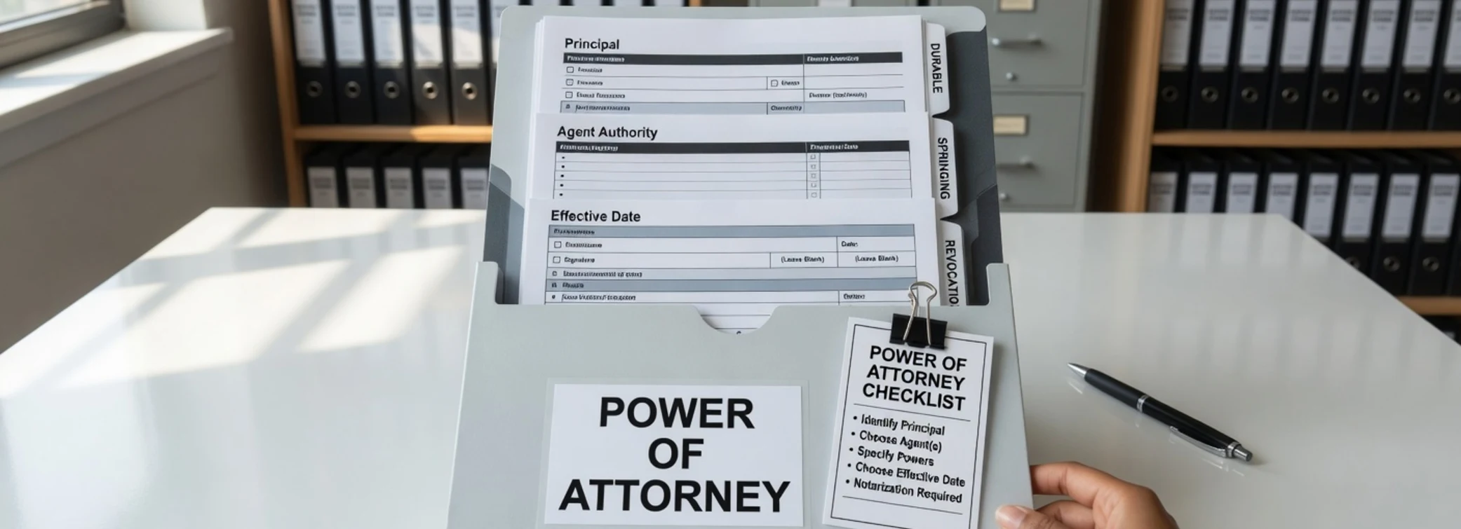 Power of attorney legal document preparation, court forms, filing packets, and paralegal document support from Court Documents