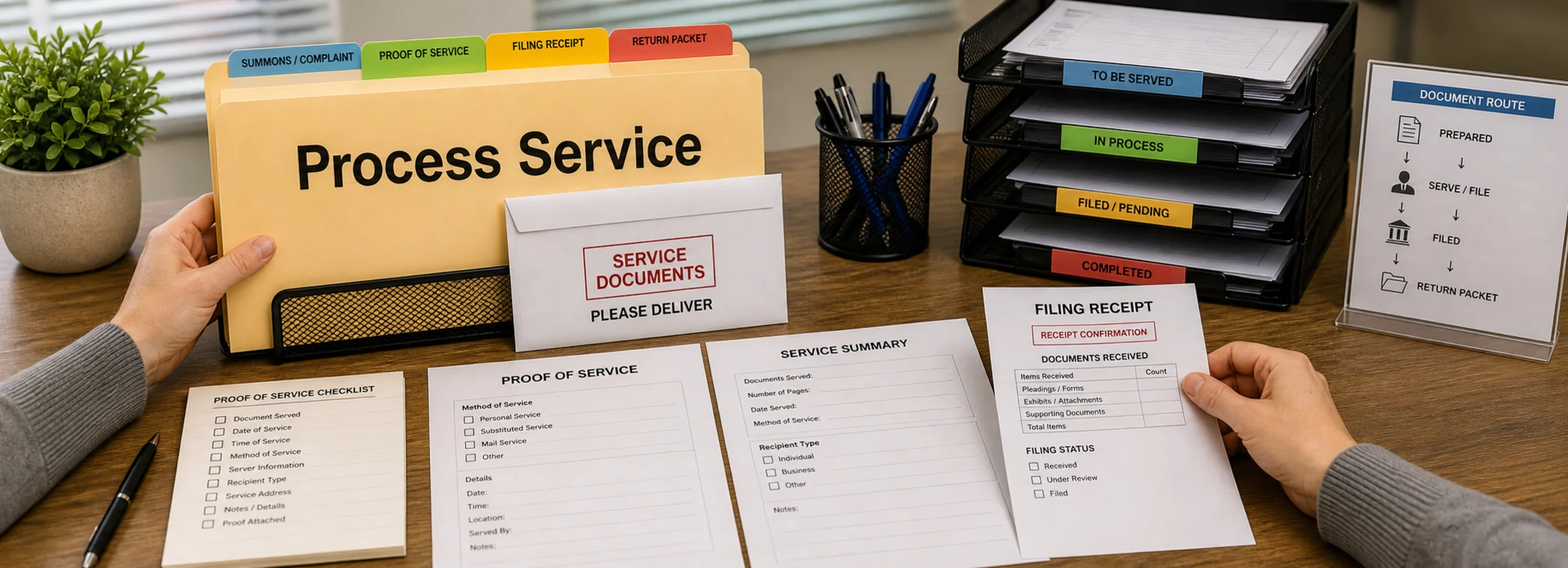 Process service and court filing legal document preparation, court forms, filing packets, and paralegal document support from Court Documents