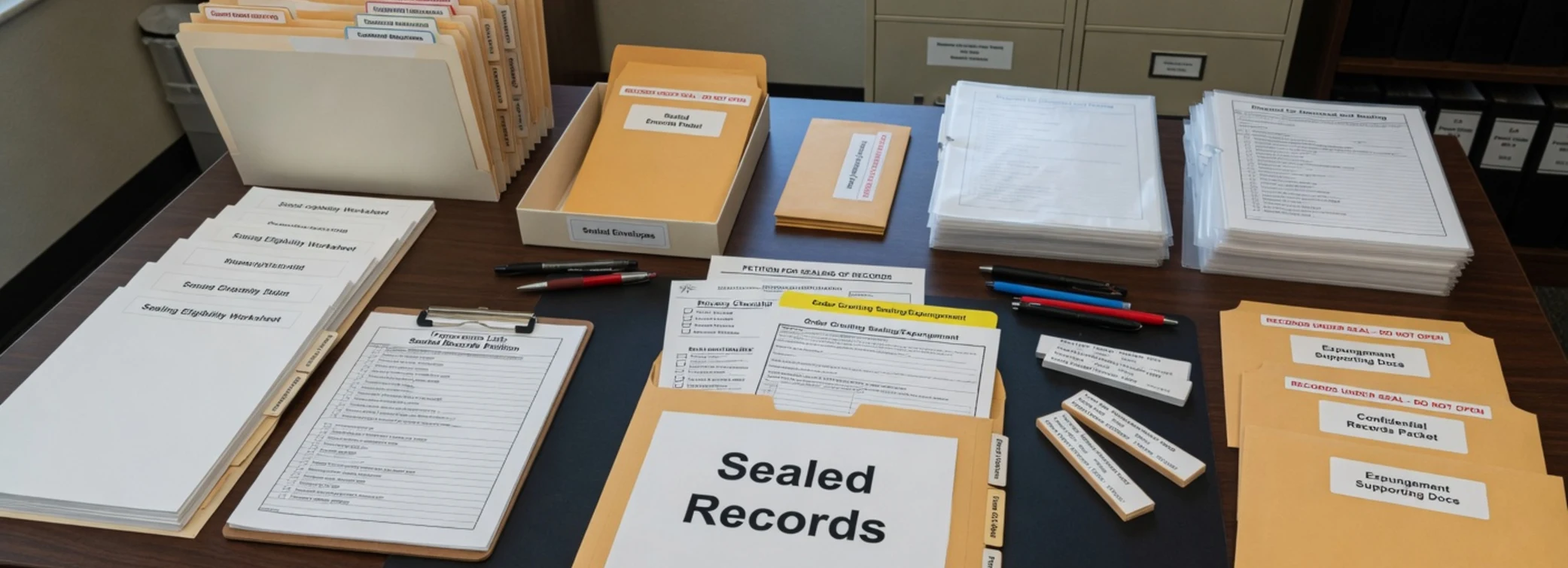 Sealed records legal document preparation, court forms, filing packets, and paralegal document support from Court Documents