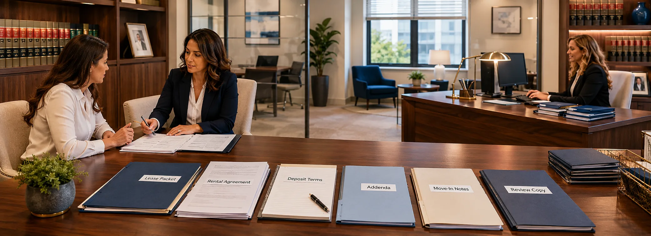 Lease contract preparation, rental agreement paperwork, landlord tenant forms, and paralegal document support from Court Documents