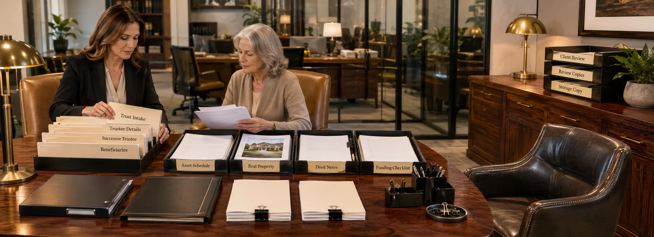 Living trust document preparation, estate planning paperwork, trust forms, and paralegal document support from Court Documents