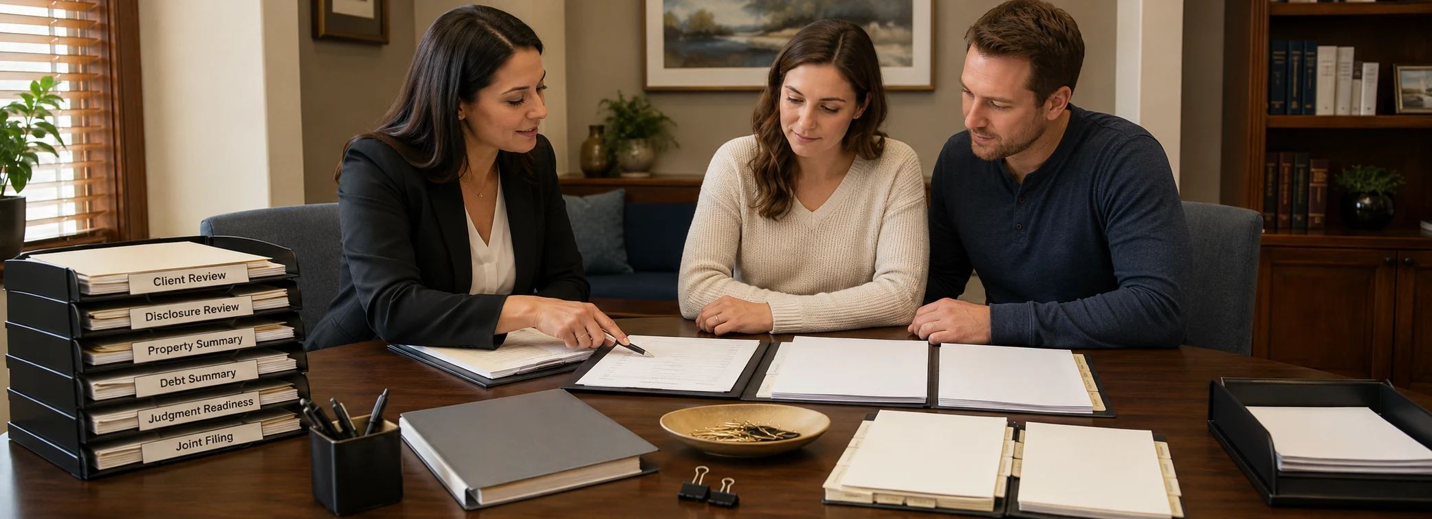 Summary dissolution forms, joint divorce paperwork, disclosures, and family law document preparation from Court Documents