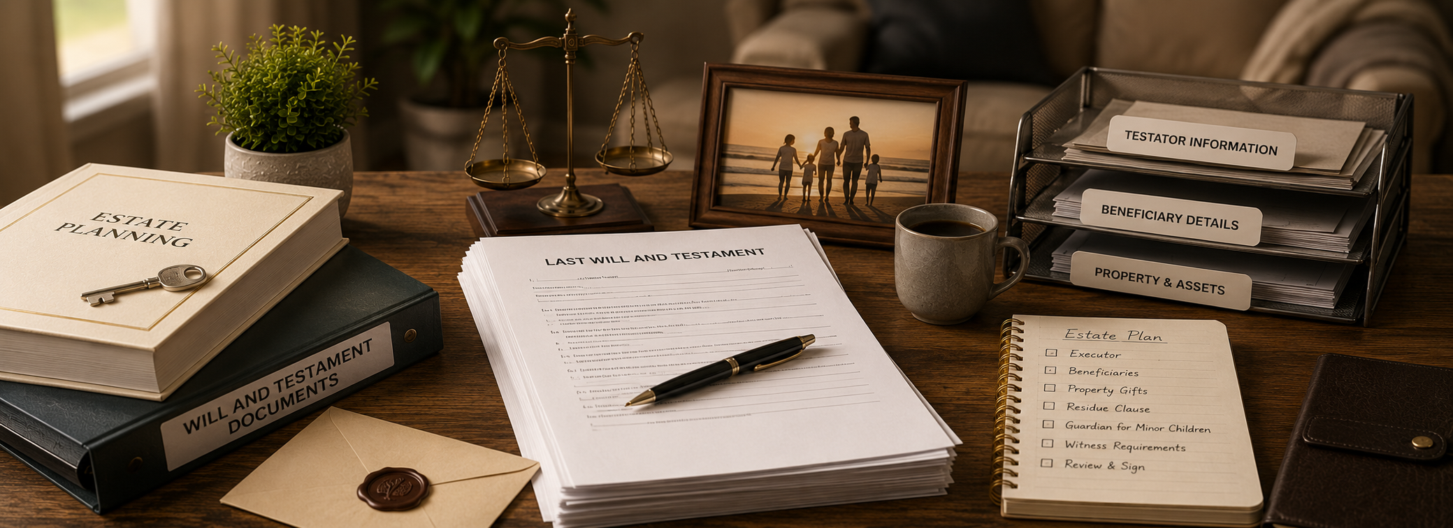 Will and testament forms, estate planning document preparation, and paralegal document support from Court Documents